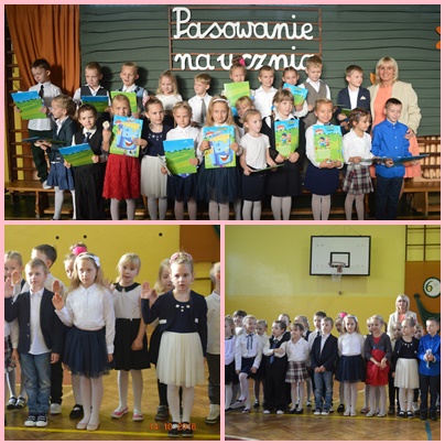 Pasowanie uczniów klas I